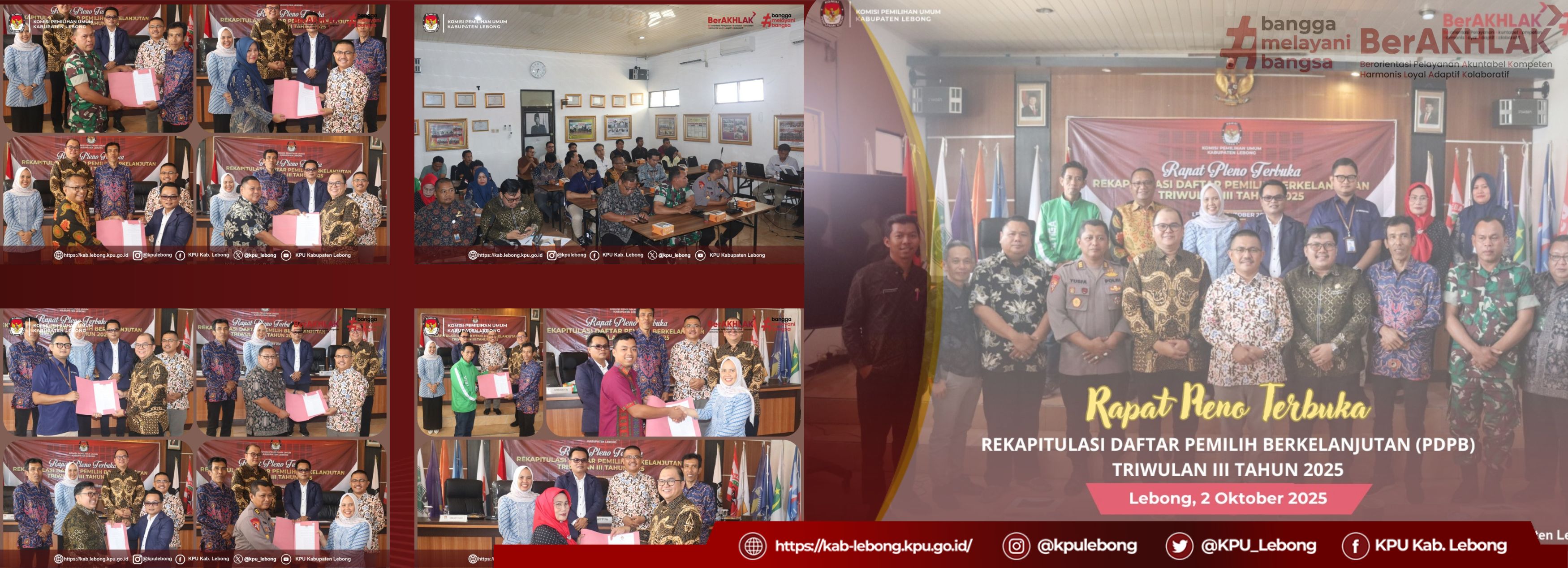 Rapat Pleno Terbuka Pemutakhiran Data Pemilih Berkelanjutan (PDPB) Triwulan III Tahun 2025